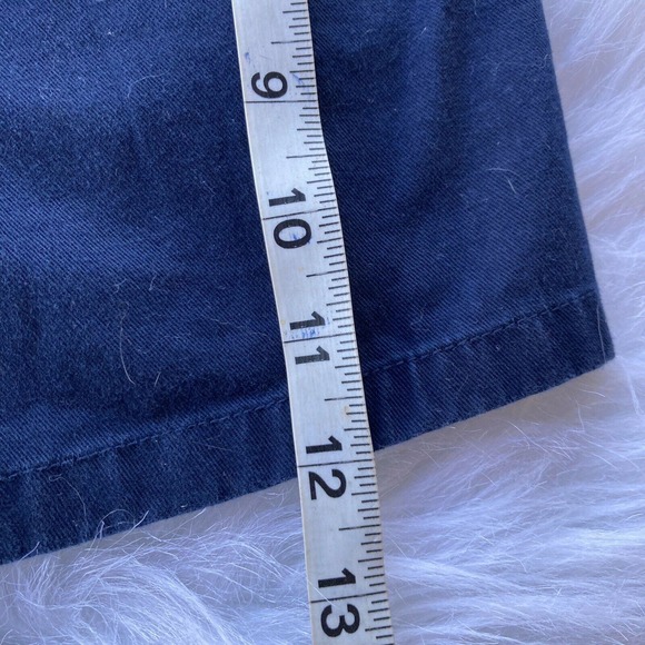 J. Crew Shorts Sz 4 Weathered Classic Twill City Fit Broken in Chino Navy Womens - Picture 8 of 10